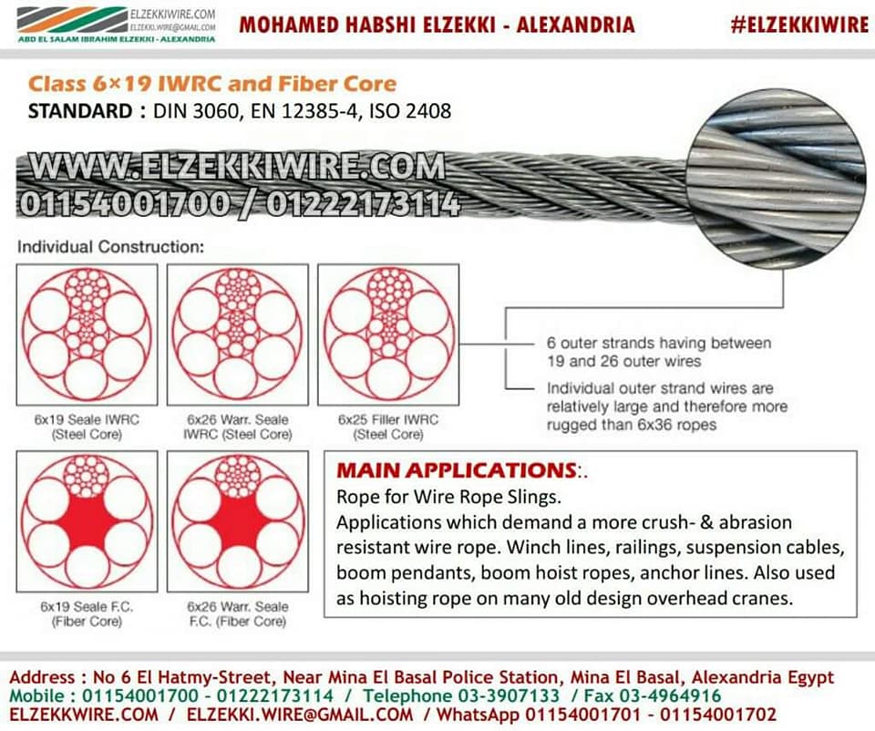 Steel Wire Rope 6x19 Elzekkiwire -01